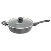 Chiswick Living 28cm Aluminium Alloy Deep Frying Pan with Lid