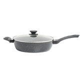 Chiswick Living 28cm Aluminium Alloy Deep Frying Pan with Lid