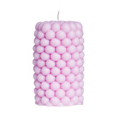 XRJ Celebrations 4 Piece Bubble Pillar Soy-Blend Candle Set