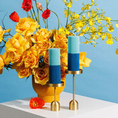 XRJ Celebrations 2 Tone Pillar Soy-Blend Candle