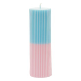 XRJ Celebrations 2 Tone Pillar Soy-Blend Candle