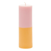 XRJ Celebrations 2 Tone Pillar Soy-Blend Candle