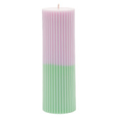 XRJ Celebrations 2 Tone Pillar Soy-Blend Candle