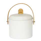 Pebbly Ivory 3.5L Compost Bin