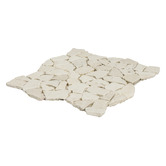 Cove Tiles Rami Beige Crazypave Tumbled Marble Mosaic Tile