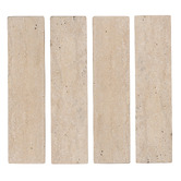 Cove Tiles Zaki 50 x 200mm Tumbled Subway Travertine Marble Look Tile