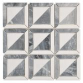 Cove Tiles Naima Grey Stone Marble Mosaic Tile