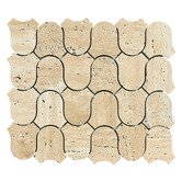 Cove Tiles Toru Beige Travertine Mosaic Tile