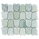 Cove Tiles Toru Sage Green Marble Mosaic Tile