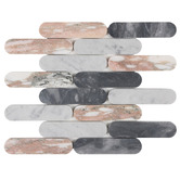 Cove Tiles Isiah Pink &amp; Grey Tile Sample