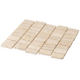 Cove Tiles Idris Honed Travertine Mosaic Tile