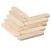 Cove Tiles Dalia Honed Herringbone Travertine Mosaic Tile
