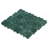 Cove Tiles Toru Green Marble Mosaic Tile