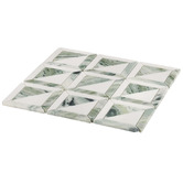 Cove Tiles Naima Green Stone Marble Mosaic Tile
