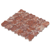 Cove Tiles Toru Tuscan Red Marble Mosaic Tile