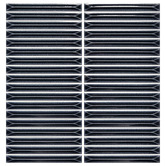 Cove Tiles Akira Indigo Kit Kat Porcelain Mosaic Tile