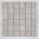 Cove Tiles Nadia Tumbled Grey Small Square Mosaic Tile