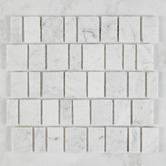 Cove Tiles Idris Carrara Marble Mosaic Tile