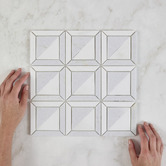 Cove Tiles Naima Blue Stone Marble Mosaic Tile