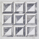 Cove Tiles Naima Grey Stone Marble Mosaic Tile