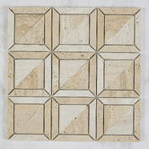 Cove Tiles Naima Beige Travertine Mosaic Tile