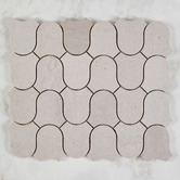 Cove Tiles Toru Grey Travertine Mosaic Tile