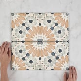 Cove Tiles Alba 200 x 200mm Decorative Porcelain Tile