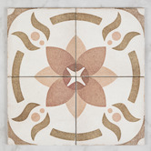 Cove Tiles Paloma 200 x 200mm Decorative Matt Porcelain Tile