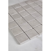 Cove Tiles Nadia Tumbled Grey Small Square Mosaic Tile