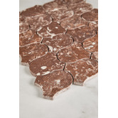 Cove Tiles Toru Tuscan Red Marble Mosaic Tile