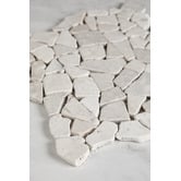 Cove Tiles Rami Beige Crazypave Tumbled Marble Mosaic Tile