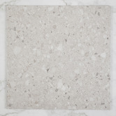 Cove Tiles Hadfair 600 x 600mm Silver Terrazzo Look Porcelain Tile