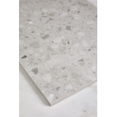 Cove Tiles Hadfair 600 x 600mm Silver Terrazzo Look Porcelain Tile