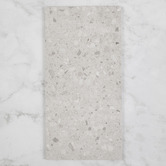 Cove Tiles Hadfair 298 x 600mm Silver Terrazzo Look Porcelain Tile