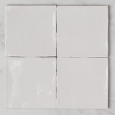 Cove Tiles Havenford Gloss Chalk Square Ceramic Tile