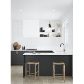 Cove Tiles Havenford Gloss Chalk Square Ceramic Tile