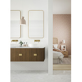Cove Tiles Havenford Gloss Chalk Square Ceramic Tile