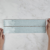 Cove Tiles Craquel Sky Subway Ceramic Tile