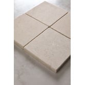 Cove Tiles Isha Tumbled Crema Marfil Square Marble Tile
