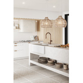 Cove Tiles Hadfair 600 x 600mm Beige Terrazzo Look Porcelain Tile