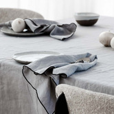 Rendr Amara Stitch European Linen Table Napkins