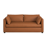 Armada Commercial Lotte 3 Seater Faux Leather Sofa Bed