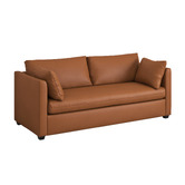 Armada Commercial Lotte 3 Seater Faux Leather Sofa Bed