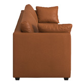 Armada Commercial Lotte 3 Seater Faux Leather Sofa Bed