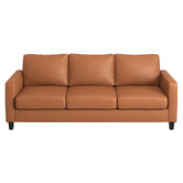 Armada Commercial Loise 3 Seater Faux Leather Sofa