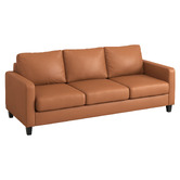 Armada Commercial Loise 3 Seater Faux Leather Sofa
