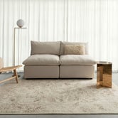 Daisie Rug Studio Cream Kallista Machine Washable Rug