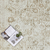Daisie Rug Studio Cream Kallista Machine Washable Rug