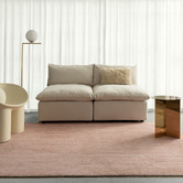 Daisie Rug Studio Pink Tessara Machine Washable Rug