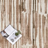 Daisie Rug Studio Brown Tessara Machine Washable Rug
